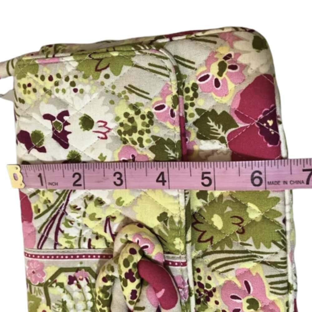 Vera Bradley Knot Just A Clutch Shoulder Bag Make Me Blush Retired Quilted Soft - Picture 12 of 13